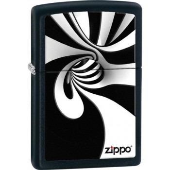 Zippo Spiral Black and White